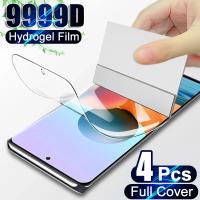 【GOOD】 4Pcs Hydrogel Film For Redmi Note 10 11 Pro 10S 11S 11T 10A 10C Screen Protector Xiaomi Redmi Note 8 9 Pro 9S 8T 9T 9A 9C 10T