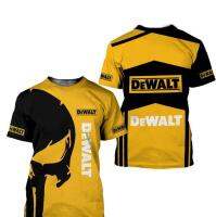 Dewalt Skull ver 1 3D  t-shirt (You can customize the name and pattern for free)