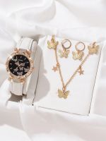 【YF】ஐ┅  3PCS Set Luxury Watches Rhinestone Fashion Wristwatch Ladies Relogio