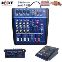 เพาเวอร์มิกเซอร์แอมป์ Power mixer เครื่องขยายเสียง A-ONE PMX-402D USB ( 4 channel )