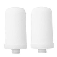 Morris8 Hot 2PCS Ceramic Filter Water Tap Filtration Cartridge Replacement Kitchen Faucet Purifier For Home