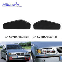 ไฟหน้าเครื่องซักผ้าหัวฉีดไฟหน้าสเปรย์ฝาครอบสำหรับ BMW 3 Series E46 316 318 320 323 325 328 330 M3 61677066847 61677066848