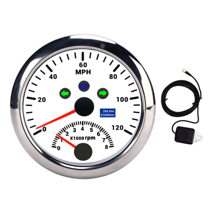 85mm-0-120mph-gps-speedometer-gauge-with-tachometer-8000-rpm-overspeed-alarm-lcd-red-backlight-for-12v-24v-car-เรือ-atv