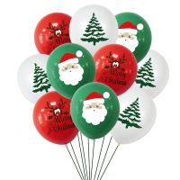 Merry Christmas Balloons Santa Claus Elk Christmas Party Christmas Tree Paper Banner Decorations for Home New Year