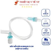 Hộp 50 chiếc Dây nối dài dùng trong truyền dịch, bơm thuốc B.Braun 75cm