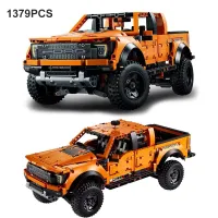 ฟอร์ดแร็พเตอร์ที่มีเทคโนโลยีสูง F-150รถกระบะรถแข่งของเล่น Moc 42126ของเล่นเพื่อการศึกษาอิฐบล็อคก่อสร้างสำหรับของขวัญคริสต์มาสสำหรับเด็ก