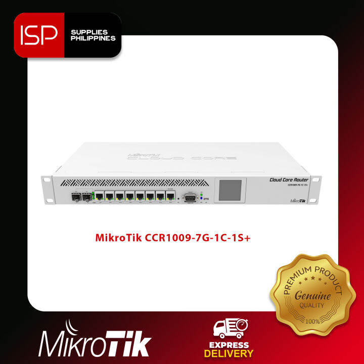 MikroTik CCR1009 7G 1C 1S+ Bandwidth Manager Hotspot Router