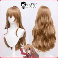 TIGER×DRAGON Cosplay Wig Aisaka Taiga Cosplay Wig HSIU 70CM Brown Micro-Curly Long Hair TIGER DRAGON Toradora! Aisaka Taiga Wig