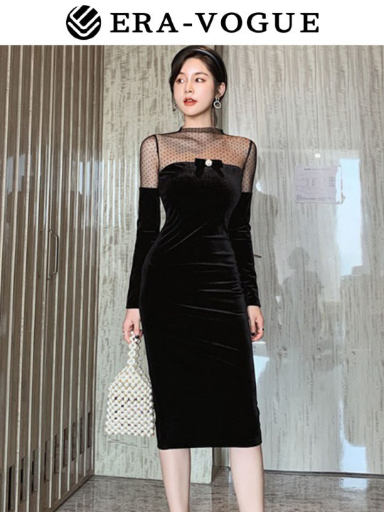 EraVogue Đầm váy phong cách Hàn Quốc váy Đầm thời trang Đầm thanh ...