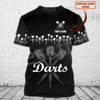 NewFashion Sports Darts Beer Club Games Tattoo Summer Harajuku T-Shirts Unisex Top O-Neck Short Sleeve Drop Shipping A1