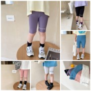 Hàng cực đẹp Quần legging lửng cho bé gái chất cotton lạnh mềm mịn thoáng