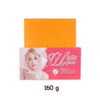 ? สบู่ออร่า *แพคเกตใหม่ Whte Aura Miracle Carrot Soap 160 g. [ FLASH SALES ]