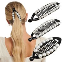 【jw】✚✎  Hair Claw Clip Rhinestone Clincher Combs Barrettes Hairpin Fishtail Accessories