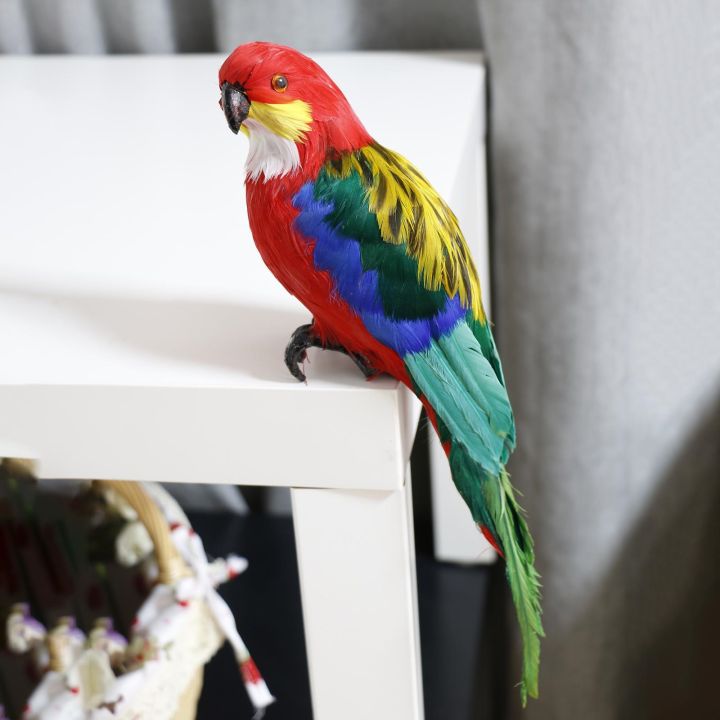 hanging-feather-parrot-macaw-photography-props-for-pathway-outdoor-ornaments