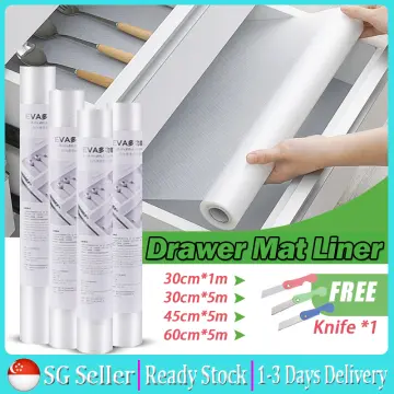 5Pcs Drawer Mat Set Reusable Cabinet Liner Dustproof Drawer Paper