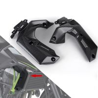 Amark สำหรับ Kawasaki Z650 2017 2018 2019 Z 650หม้อน้ำด้านข้างซ้ายขวาแผง Fairing Guard Carbon Look