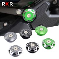 ✢☎۞ Motorcycle Frame Hole Cap CNC Aluminum Frame Insert Decorative Cover Plug For Kawasaki NINJA400 Ninja 400 Z400