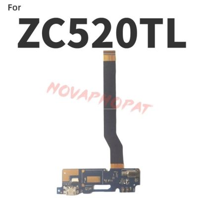 【✲High Quality✲】 nang20403736363 Novaphopat ตัวเชื่อมต่อชาร์จพอร์ตสำหรับ Asus Zenfone 3 Max Zc520tl แท่นชาร์จยูเอสบีไมโครโฟนสายอ่อนแผงเครื่องสั่น Mic