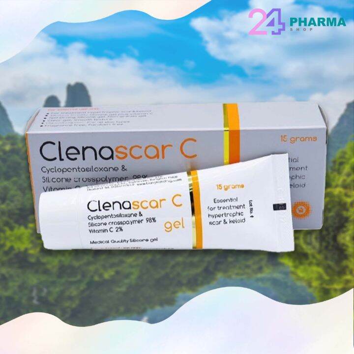 รักษาแผลคีลอยด์-clenascar-c-silicone-gel-7-กรัม-ซิลิโคนเจล-รักษาแผลเป็นจากสิว-คีลอยด์