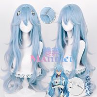 gzhuomengdachengzaishengziy 【Manmei】Rei Ayanami Wig EVA 100cm Hair Anime Resistant Synthetic Wigs