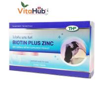 THP BIOTIN PLUS ZINC 60 เม็ด ไบโอติน ผสม ซิงค์