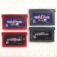 Memory Card Castlevania Series Triple Pack DoublePack for 32 Bit Handheld Player Video Game Cartridge Console Card Red / grey