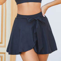 Halara Skorts Shorts Skirts With Poackets Women Bow Tie Workout Tennis Golf Athletic Sports Yoga Skirt Folds High Waist Faldas