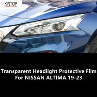 For NISSAN ALTIMA 19-23 TPU Transparent Headlight Protective Film, Headlight Protection,Film Modification