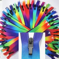 ﺴ✜ஐ 5pcs 3 Open end 20/70 cm (8/27.5 inch) colorful nylon zipper Printed Nylon Zippers DIY tailoringsewing craft Garment