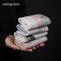 Loiesag Painted Tea Towel Tea Table Tablecloth Absorbent Thick Japanese Tea Cloth Zen Cotton And Linen Towel Tea Accessories