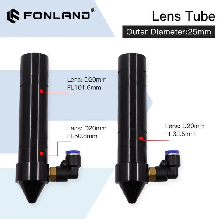 fonland-co2-o-d-25mm-lens-tube-for-d20-f50-8-63-5-101-6mm-lens-co2-laser-cutting-engraving-machine