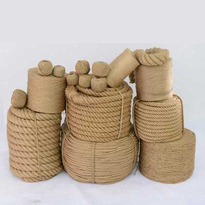 HQ HERE ided 1-60 MM Diameter Nature Manila Jute Sisal Rope for Ceiling Decor Fence Clothesline Tug Hand Knotted Craft