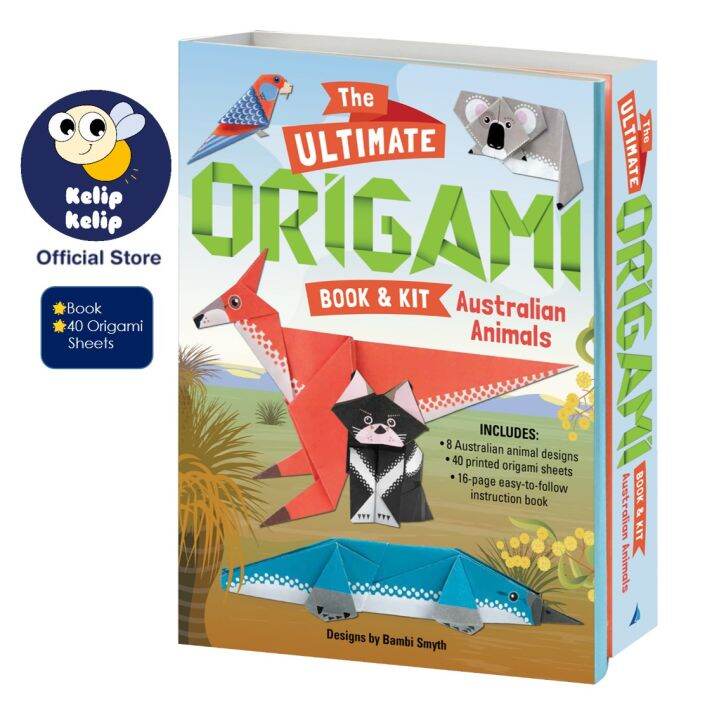 Origami Australian Animals Book & Kit with 40 origami sheets 8 Animal Designs for Kids | Lazada Origami Australian Animals Book & Kit with 40 origami sheets 8 Animal Designs for Kids | Lazada