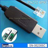 Cp2102 Usb Rs232ไปยัง Rj10 USB Naar 4p4c RJ10สำหรับ Remeha CV Oa ประเภท Calenta Tzerra Avanta En Quinta Pro