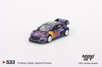 MINI GT 1:64 Ford RB Rally1ผู้ชนะ #19 Montecarlo รถโมเดล Diecast