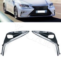 ฝาฝาครอบไฟตัดหมอกไฟตัดหมอกกันชนหน้าเปลือกไฟรถยนต์สำหรับ Lexus ES250 ES350 ES300H 2015 2016 2017 8148106070 LX1039115