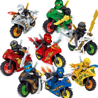 Phantom Ninja Cool Motorcycle Dolls Assembled Lego Building Blocks Boy Toys Full Set Gift 【AUG】