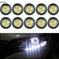 MIAO ไฟ LED สีขาว1x DC 12V 5W ไฟตานกอินทรี LED ไฟสำรอง DRL ไฟรถยนต์อัตโนมัติ