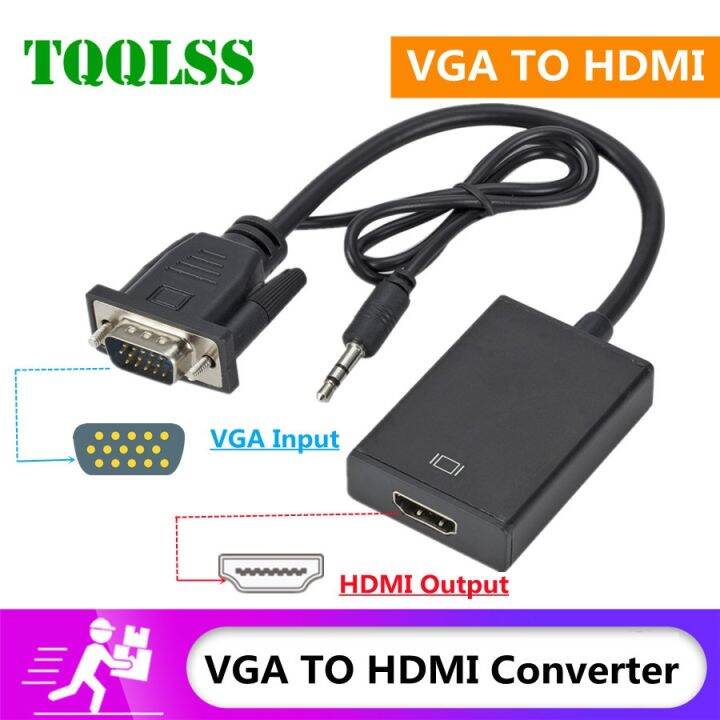 LUNA electronic accessories VGA To HDMI Compatible Cable