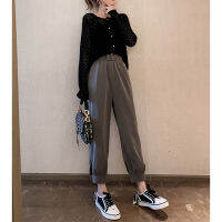 Autumn Fashionable Temperament Adult Lady Idle Style Salt Sweet Suit Young Hepburn Style Fried Street Wide-leg Pants Rac