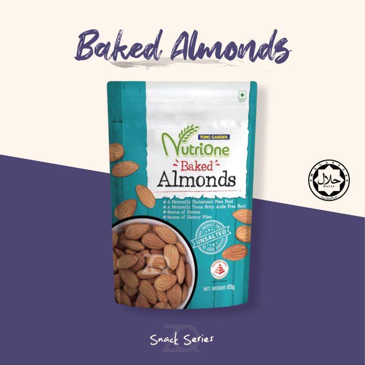 TONG GARDEN Nutrione Baked Almonds 85g | Lazada