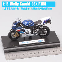 Childrens 1:18 Scales Mini Welly SUZUKI GSX-R750 Gixxer 750 Sport Moto Bike Models Diecasts &amp; Toy Vehicles Motorcycle s