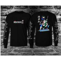 2023 design PRIA Destroy long-sleeved t-shirt ，Can be customization