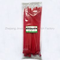 ZHEJIN (50pcs) ZJ 6.8x250MM (10 quot;X100lbs) Colour Nylon Plastic Zip Red Color Cable Ties Wire(width:6.8mm)