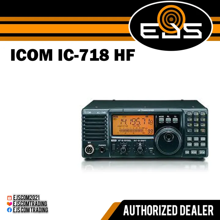 ICOM IC-718 HF All Band Transceivers IC-718 Lazada PH