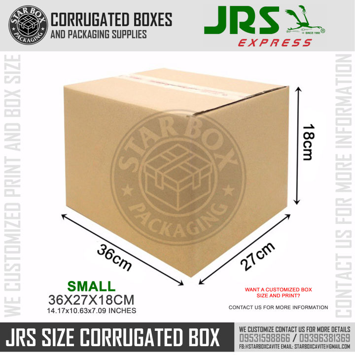 Starbox RSC Box JRS EXPRESS Size Corrugated Shipping Kraft Box SMALL ...