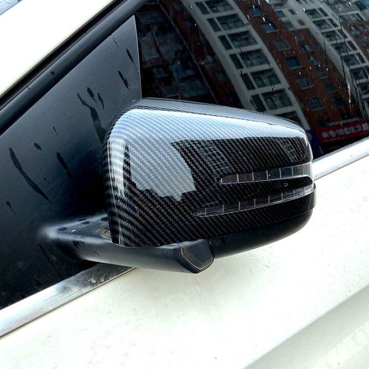 for-mercedes-benz-a-b-cla-gla-c-e-class-w176-c117-x156-w204-w212-carbon-fiber-abs-side-rear-view-mirror-cover-trim