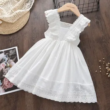 Girls white hot sale wedding dress