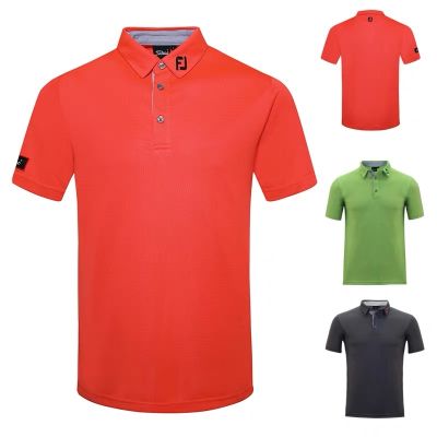 Golf clothing mens spring and summer short-sleeved T-shirt golf mens sports quick-drying sunscreen breathable short-sleeved Castelbajac PEARLY GATES  Titleist Master Bunny PING1 Callaway1 G4﹍