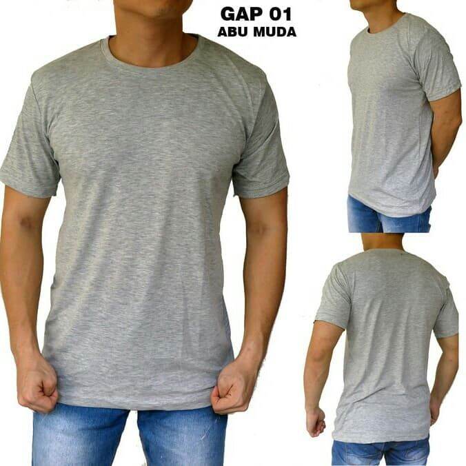 Kaos Oblong / Kaos Polos Katun Lengan Pendek / Kaos Polos Oblong / GAP ...